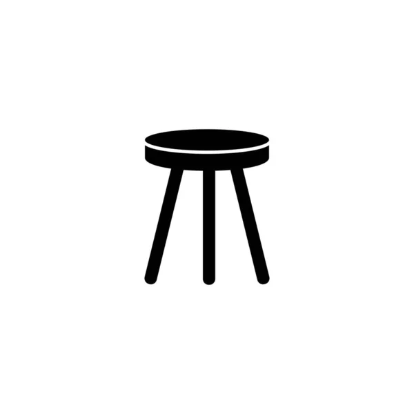 Stool Icon Vector Illustration Symbol Design — Stock Vector