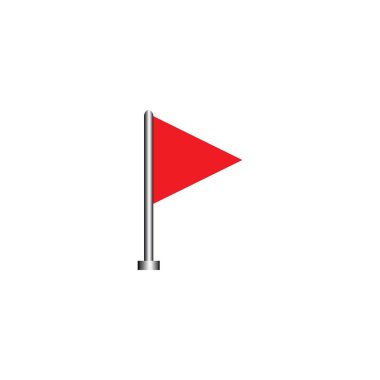 red flag icon vector illustration simple design.