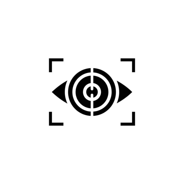 Gun Target Icon Vector Illustration Template Design — ストックベクタ