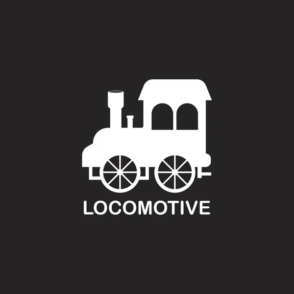 Шаблон Логотипа Векторной Иллюстрации Поезда — стоковый вектор