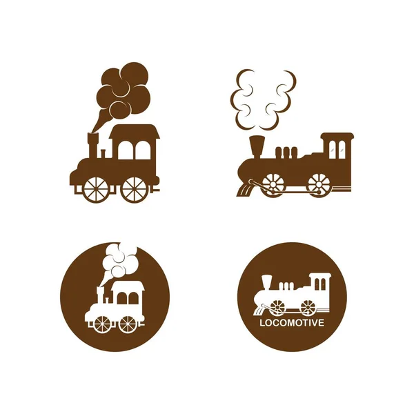 Train Icon Vector Illustration Design Logo Template — 图库矢量图片