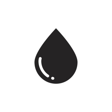 water drop icon vector illustration symbol design