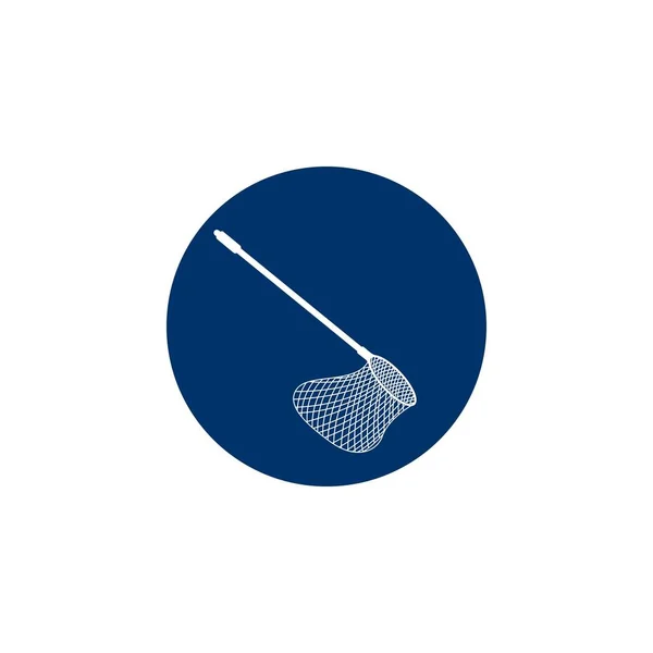 Дизайн Шаблона Векторной Иллюстрации Значка Рыболовной Сети — стоковый вектор