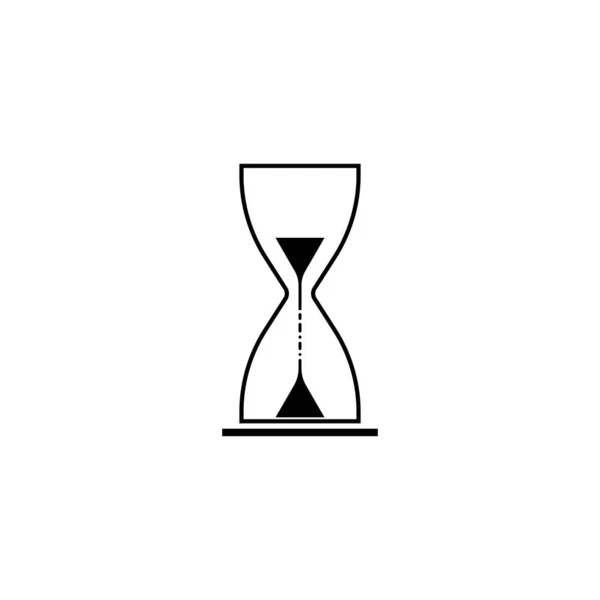 Hourglass Logo Vector Ilustración Plantilla Diseño — Vector de stock