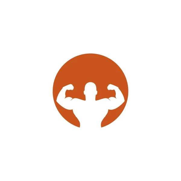 Fitness Vector Pictogram Illustratie Logo Template — Stockvector