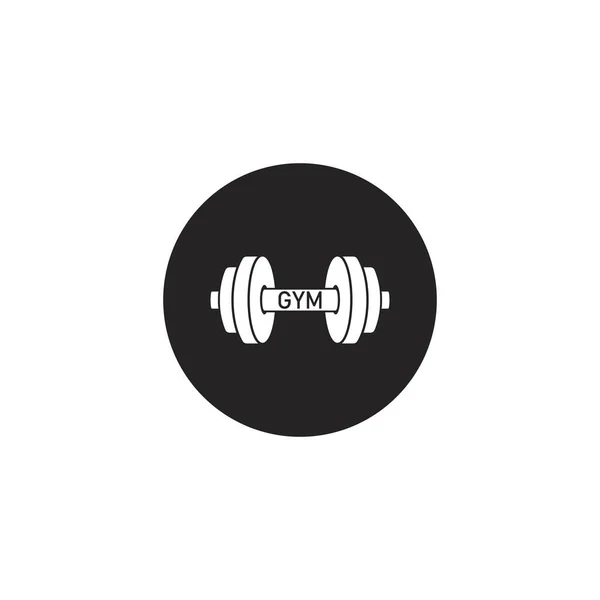 Fitness Och Tyngdlyftning Logotyp Vektor Illustration Symbol Design — Stock vektor