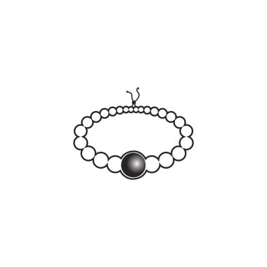 Bilezik vektör resimleme şablonu tasarımı.