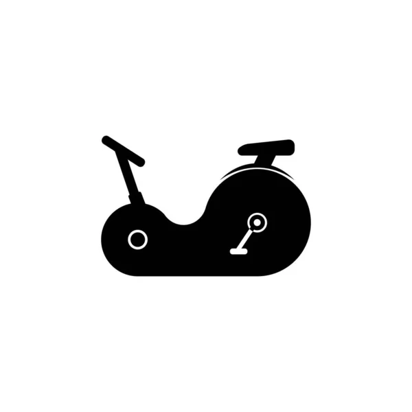 Cvičení Bike Ikona Vektor Ilustrační Symbol Design — Stockový vektor