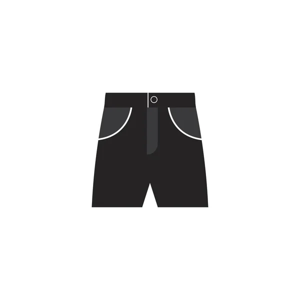 Pantaloncini Vettoriale Icona Illustrazione Simbolo Design — Vettoriale Stock