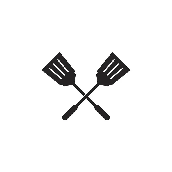 Desenho Símbolo Ilustração Vetorial Spatula Icon —  Vetores de Stock