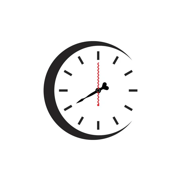 Reloj Vector Icono Ilustración Símbolo Diseño — Archivo Imágenes Vectoriales