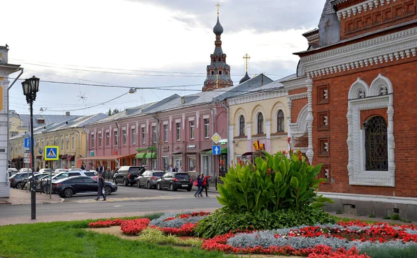俄罗斯Yaroslavl September 2020 View Deputy Street Historical Centre City — 图库照片