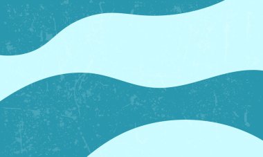 Mavi soyut vintage arkaplan vektörü, retro vektör çizim şablonu