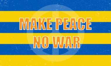 Barışı sağlayın. Savaş dışı arka plan çizimi yok. Vektör illüstrasyonu, antika güneş patlaması şablonu.