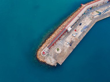 Javeas limanı havadan görünüyor