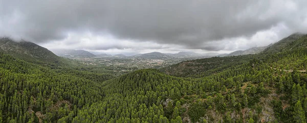 Esős Nap Coll Rates Marina Alta Alicante Spanyolország — Stock Fotó