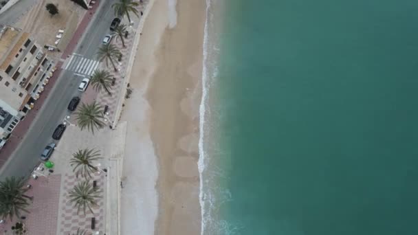 Vistas Aéreas Del Puerto Xabia Día Nublado Costa Blanca Alicante — Vídeos de Stock