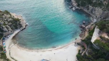 Cala Granadella, Javea, Alicante 'den Hava Görüntüleri