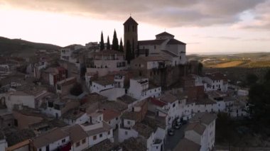 Quesada, Jaen, İspanya 'dan hava görüntüsü
