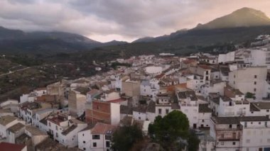 Quesada, Jaen, İspanya 'dan hava görüntüsü
