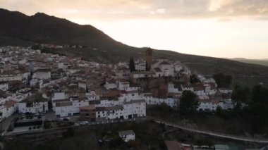Quesada, Jaen, İspanya 'dan hava görüntüsü