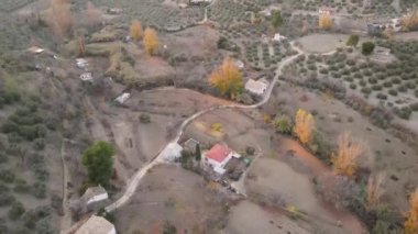 Quesada, Jaen, İspanya 'dan hava görüntüsü