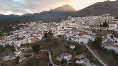 Quesada, Jaen, İspanya 'dan hava görüntüsü