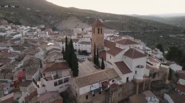Quesada, Jaen, İspanya 'dan hava görüntüsü