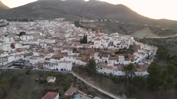 Widok Lotu Ptaka Quesada Jaen Hiszpania — Wideo stockowe