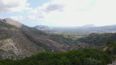 Barranc de l 'Infern, Vall de Laguart, Marina Alta, Alicante' nin hava görüntüleri