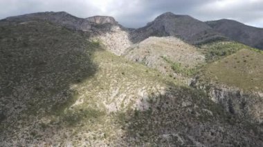 Barranc de l 'Infern, Vall de Laguart, Marina Alta, Alicante' nin hava görüntüleri
