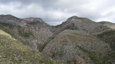 Barranc de l 'Infern, Vall de Laguart, Marina Alta, Alicante' nin hava görüntüleri