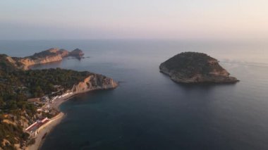 Mirador de la Falzia, Jvea, İspanya 'da şafak söküyor.
