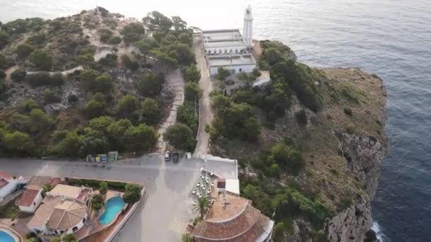 Vistas Dron Desde Cap Nau Xabia Alicante España — Vídeos de Stock