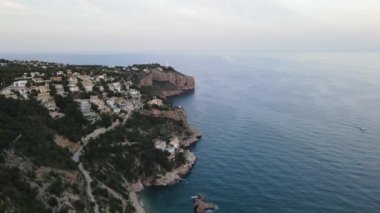 Cala Ambolo, Jvea, Alicante 'den hava görüntüleri