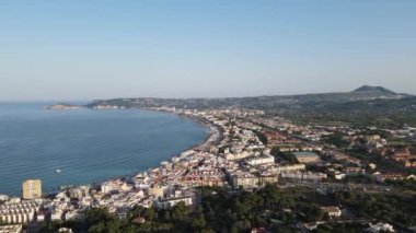 Cap de Sant Antoni, Javea 'dan hava manzarası. Alicante, İspanya