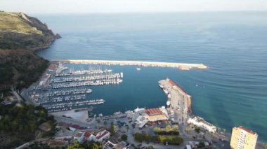 Cap de Sant Antoni, Javea 'dan hava manzarası. Alicante, İspanya
