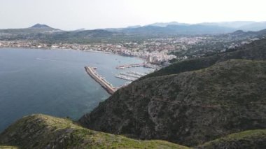 Cap de Sant Antoni, Javea 'dan hava manzarası. Alicante, İspanya