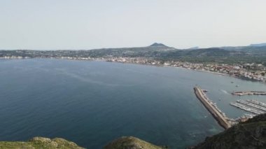 Cap de Sant Antoni, Javea 'dan hava manzarası. Alicante, İspanya