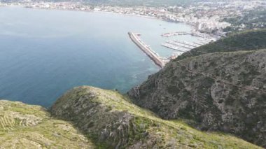 Cap de Sant Antoni, Javea 'dan hava manzarası. Alicante, İspanya