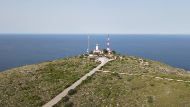 Flygfoto Från Cap Sant Antoni Javea Alicante Spanien — Stockvideo