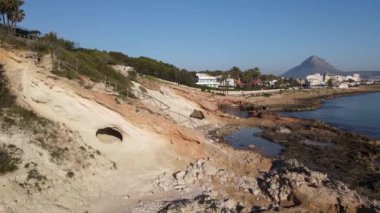 Cala Blanca, Javea, Alicante, İspanya 'dan hava görüntüleri