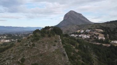 Javea şehrinde bulutlu bir gün, Marina Alta, Alicante, İspanya