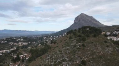 Javea şehrinde bulutlu bir gün, Marina Alta, Alicante, İspanya