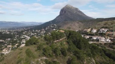 Javea şehrinde bulutlu bir gün, Marina Alta, Alicante, İspanya