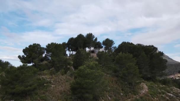 Dia Nublado Cidade Javea Marina Alta Alicante Espanha — Vídeo de Stock