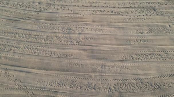 Journée Commence Sur Plage Vue Aérienne Playa Del Arenal Javea — Video