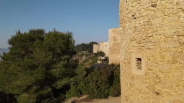 De Molins 'te İHA videosu Xabia, Alicante, İspanya