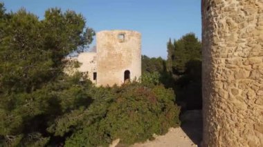 De Molins 'te İHA videosu Xabia, Alicante, İspanya