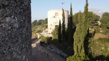 De Molins 'te İHA videosu Xabia, Alicante, İspanya